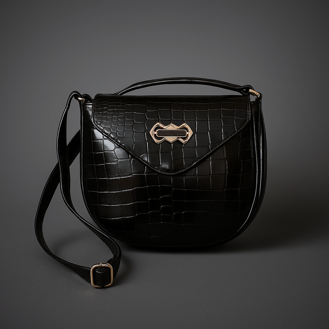 Alligator Pattern Shoulder Bag